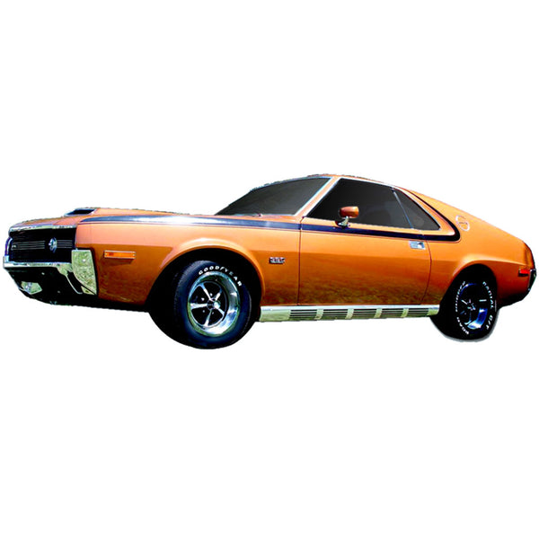 Decal And Stripe Kit, C-Stripe, 1970 AMC AMX - FREE lower 48 ground shipping in approx. 1-2 weeks