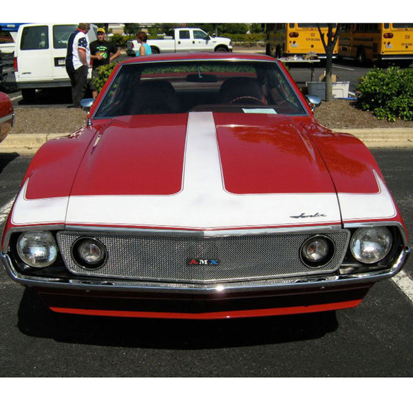 Decal And Stripe Kit, Solid Hood T-Stripe, 1971-74 AMC Javelin AMX - FREE lower 48 ground shipping in approx. 1-2 weeks