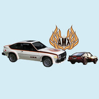 Decal And Stripe Kit, Side Stripes (27-pieces), 1979-80 Spirit AMX - FREE lower 48 ground shipping in approx. 1-2 weeks